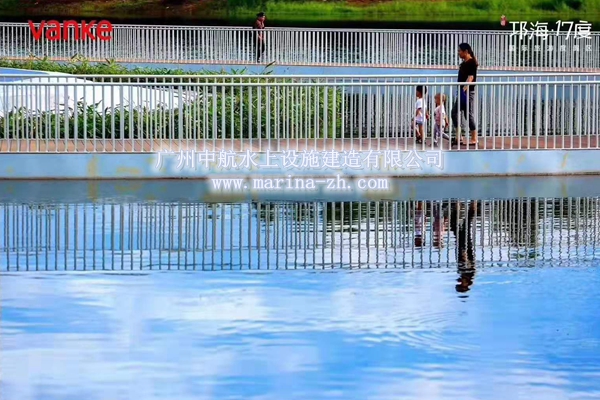 水上浮橋 邛海浮橋 浮筒橋 廣州中航水上設施建造有限公司